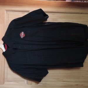 Harley Davidson button up short sleeve shirt